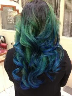 Blue Green Ombre Hair - Hair Style Blog