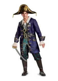 Pirates of the Caribbean Cosplay Barbossa Jacket Coat only C