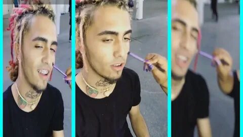 Lil Pump GETS CALLED GAY while he WAS PUTTING MAKE UP ON HIS