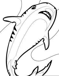 Coloring Pages Sharks Printable Mclarenweightliftingenquiry