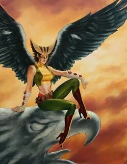 Hawkgirl Art