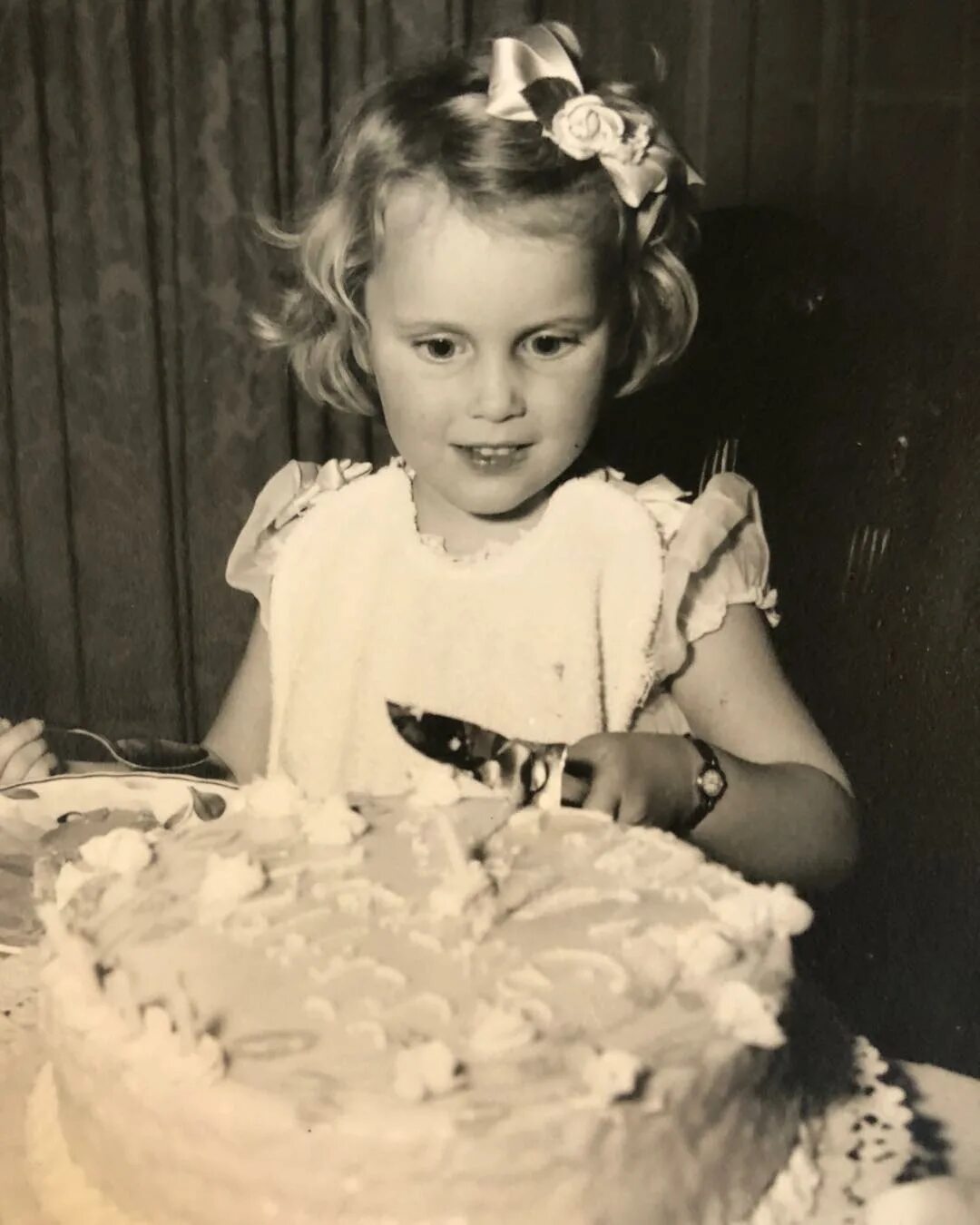 Mia Farrow on Instagram: "#TBT my fifth birthday" .
