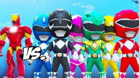 Power Rangers Chibi VS Iron Man (Disney Infinity 2.0) - YouT