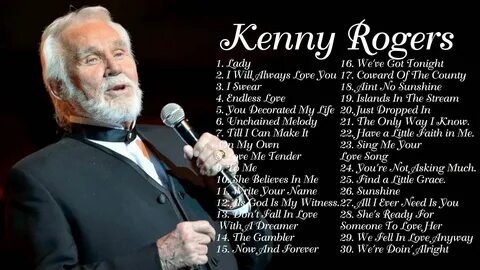 KENNY ROGERS: Greatest Hits Full Album Best Songs Of Kenny R