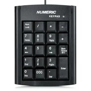 Купить за $7.99 - Mini Wired Numeric Keypad Water Resistant 