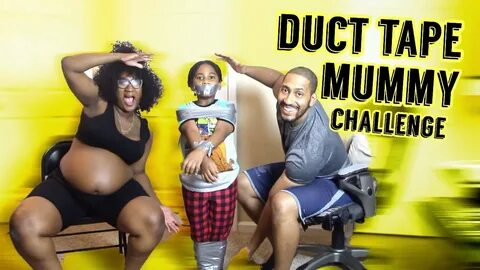 DUCT TAPE MUMMY CHALLENGE - YouTube