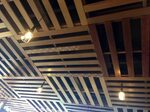 basement pallet wood ceiling ideas Exposed basement ceiling,