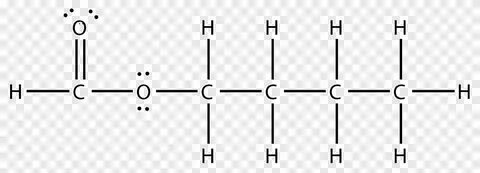 Butyl formate Lewis structure C5H10O2 Valeric acid, angle, t