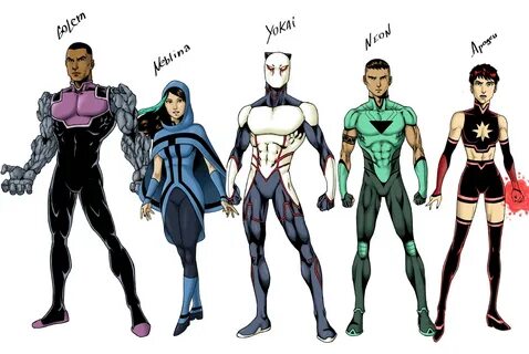 The Team by celsohenrique.dev... on @DeviantArt Superhero de