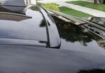 Painted Black For 2012-2019 CHRYSLER 300C Rear Window Roof S