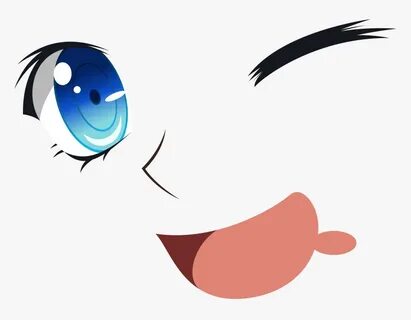 Cartoon Eyes And Mouth - Transparent Anime Eyes And Mouth, H