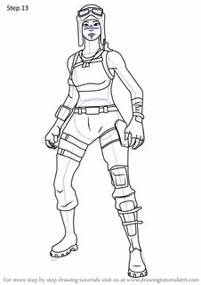 Learn How to Draw Renegade Raider from Fortnite (Fortnite) S