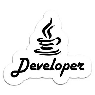 Java developer sticker Stickykart