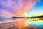 Santa Monica Sunset Wallpapers - 4k, HD Santa Monica Sunset 