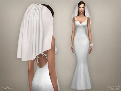Wedding veil 04 DOWNLOAD Sims 4 wedding dress, Sims 4, Sims