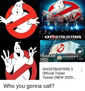 GH STBUSTERS ANSWERTHE CALL TRAILER HD 104 GHOSTBUSTERS 3 Of