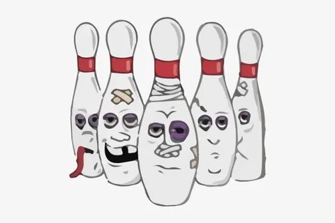 Jpg Black And White Download Bowling Clipart Funny - Funny C