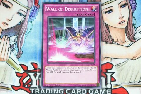 Yugioh Trap Card Wall of Disruption SECE-EN068 1st Edition C