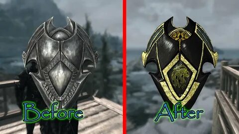 Black and Gold Ebony Armor and Weapons at Skyrim Nexus - Mods and Community