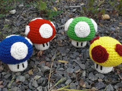 Yet Another Mario Mushroom Pattern - Ami Amour Crochet toys 