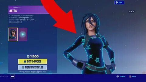 NEW ASTRA Skin Gameplay in Fortnite! - YouTube