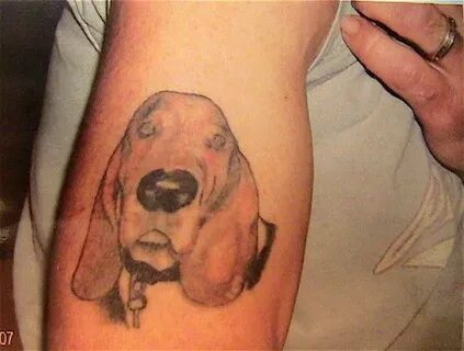 The 15 Coolest Basset Hound Tattoo Designs In The World