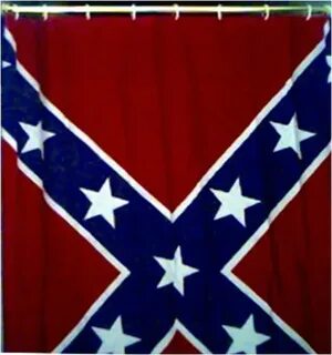 Confederate Flag Shower Curtain Rebel Flag Shower Curtains C