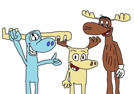 rocky and bullwinkle - Clip Art Library