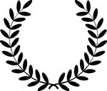 Wreath Clipart Service Award - Laurel Wreath Clipart - (2690