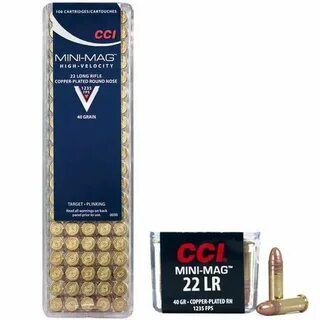 CCI ® Mini-Mag ™ .22 LR 40-Grain High Velocity Rifle Ammunit