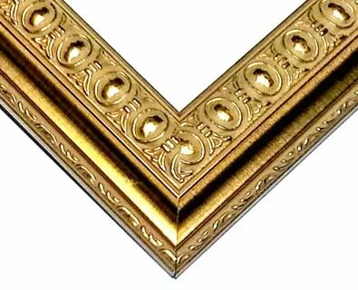 100 feet - Wide Gold Ornate Picture Frame Molding, Wood, Ova