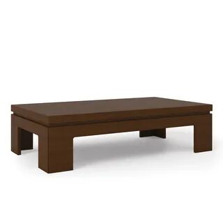 Bridge 2.0 Nut Brown Modern Accent Side Coffee Table by Manh