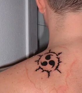 just after my cursed seal tattoo the real design from anime 