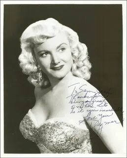 Dagmar (Virginia Ruth Egnor) - Autographed Inscribed Photogr