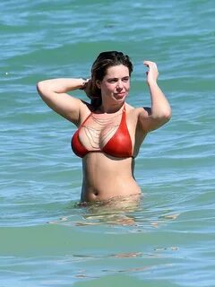 Brielle Biermann in Red Bikini 2018 -04 GotCeleb