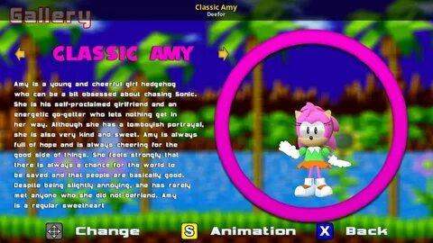 Classic Amy Sonic World Mods