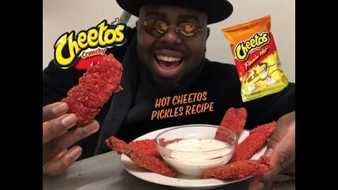 HOT CHEETOS FRIED PICKLES + RECIPE!!! - YouTube