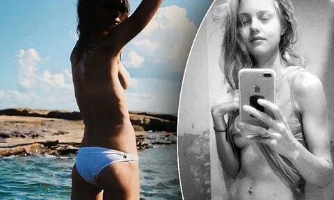 Isabelle Cornish goes TOPLESS in Instagram snap