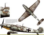 Asisbiz Messerschmitt Bf 109G6R3 7.JG53 White 9 Georg Amon W