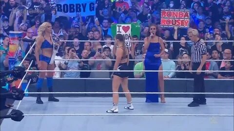 Ronda Rousey Vs Charlotte Flair Full Match Wrestlemania 38 W