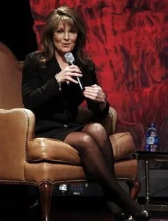 Celebrity Legs and Feet in Tights: Sarah Palin`s Legs and Fe