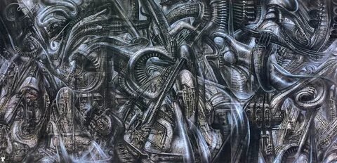 Newyorkcity Xxvi - Science Fiction H R Giger Wallpaper Image