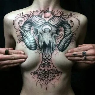 18 Oddly Pleasing Animal Skull Tattoos * Tattoodo