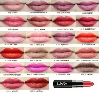 Обзор NYX Matte Lipstick: насыщенные оттенки для идеального 
