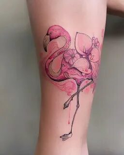 Blackwork Inspiration Inkstinct Pink tattoo, Flamingo tattoo