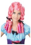 Pink Doll Curls Wig - Halloween Costumes