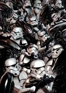 Stormtroopers vs Aliens image - 501st Legion: Vader's Fist -