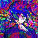 Glitchcore profile picture: Kokichi Glitchcore anime, Aesthe