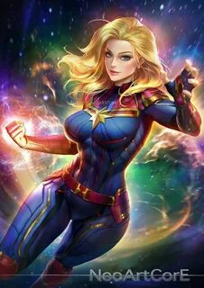 Captain Marvel Art / Wallpaper & Listen Avengers theme Exten