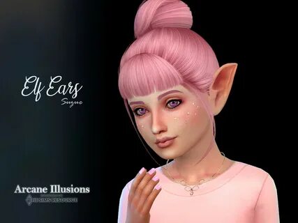 Elf Ears Child Set by Suzue from TSR * Sims 4 Downloads